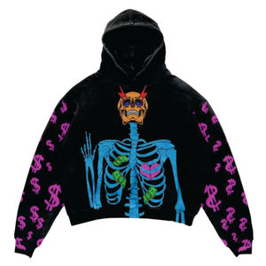 Sudaderas y Hoodies de Tallas Grandes para Hombre, con Estampado Tie-Dye y Sublimado con DTF, DTG y Digital, Básicos, Mezcla de Algodón - Product Image 2