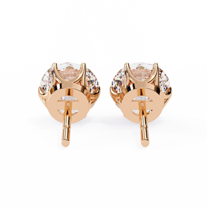 Hermosos Pendientes de Oro de 18K con Diamante Cultivado en Laboratorio, Pendientes de Diamantes Premium - Product Image 4