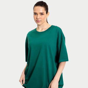 OEM Women's Tee Shirts With Custom Logo/ Half <b>Sleeve</b> O Neck Cotton Made Workout Wear Women's T-Shirts Womens Tshirt <b>Top</b> - Product Image 5