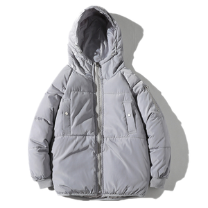 Veste matelassée pour hommes à la mode manteau matelassé chaud décontracté vêtements d'hiver en plein air confortables avec col montant - Product Image 3