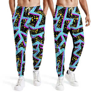 กางเกงวิ่งออกกำลังกายลำลองผู้ชาย พิมพ์ลายคุณภาพสูงด้วยเทคนิคซับลิเมชั่น ดีไซน์ล่าสุด กางเกงจ็อกเกอร์ผู้ชายแบบซักแล้ว - Product Image 3