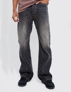 Pantalones Cargo Anchos de Mezclilla Vintage con Múltiples Bolsillos, Calidad Premium, Nuevo Modelo 2025, Servicio OEM Personalizado - Product Image 1