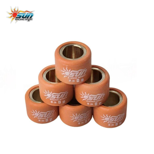 ลูกกลิ้งถ่วงน้ำหนักทองเหลือง SUN Racing BEAT/ICON Taiwan CVT ขนาด 16*13 มม.-8 กรัม (6 ชิ้น/ชุด) ใหม่ อุปกรณ์ตกแต่งรถจักรยานยนต์สำหรับการแข่งขัน - Product Image 1