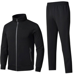 Ensemble de survêtement pour homme en coton 100% imprimé sur mesure de haute qualité, pantalon de jogging 2 pièces avec poche pour l'hiver - Product Image 1