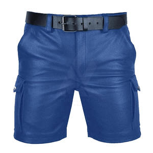 Shorts de course en cuir pour hommes les plus vendus Style décontracté uni Imperméable Respirant Service OEM Vente en gros Prix bas - Product Image 1