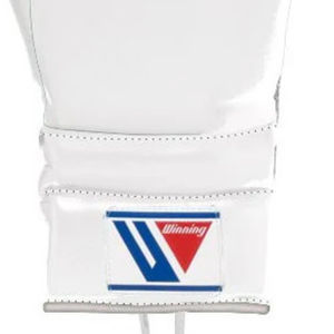 Gants de boxe à lacets Winning, blanc argent, cuir véritable, gants de boxe d'élite, entraînement professionnel de combat, sparring, 8oz 10oz 12oz - Product Image 6