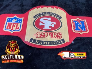 San Francisco 49ers Championship <b>Belt</b> for Adults Comfortable & Durable High Waist Sizes 2mm & 4mm Zinc - Product Image 5