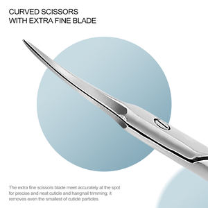 Ciseaux de manucure d'outil de beauté personnalisés professionnels de haute qualité pour le soin des ongles poignée en acier inoxydable pince à cuticules peau morte - Product Image 6