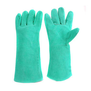 High Quality Cowhide Split Leather <b>Welding</b> <b>Gloves</b> Industrial Safety Hand Protection Firefighting Heavy Duty Construction <b>Gloves</b> - Product Image 6