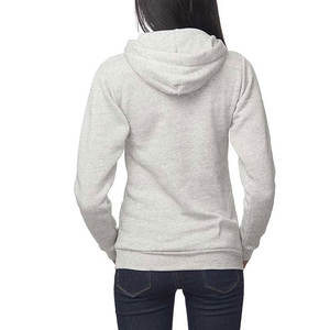 เสื้อสเวตเตอร์ผ้าฝ้าย100% น้ำหนักเบามีฮู้ดแขนยาวปักสีพื้นสำหรับฤดูใบไม้ร่วงและฤดูหนาว - Product Image 3