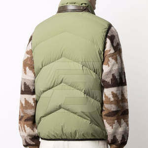 เสื้อกั๊กปักเป้าสำหรับผู้ชายไซส์พิเศษเสื้อกั๊กผ้าแคนวาสลำลองสำหรับฤดูหนาวตามสั่งสไตล์2025 - Product Image 4