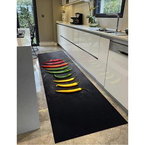 Alfombras Coloridas con Estampado de Pimientos, Alfombra Divertida, Alfombra Moderna, Alfombra Suave No Tejida - Product Image 5