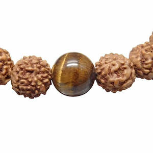 สร้อยข้อมือคริสตัลไทเกอร์อายสำหรับผู้ชายและผู้หญิง-สีน้ำตาล - Product Image 2
