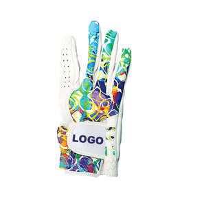 2025 nuevos hombres mujer piel de oveja genuina Cabretta GUANTES DE Golf mano derecha izquierda personalizable al por mayor - Product Image 2