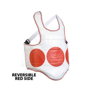 Protector de pecho de cuero sintético de alta calidad profesional Color de logotipo personalizable para MMA Karate Taekwondo Sparring-NAMZA - Product Image 4