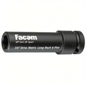Juego de Llaves de Impacto Facom de 3/4'' con Punta de 6 Puntas, Serie de Llaves de 6 Puntas Métricas de Largo Alcance - Product Image 3