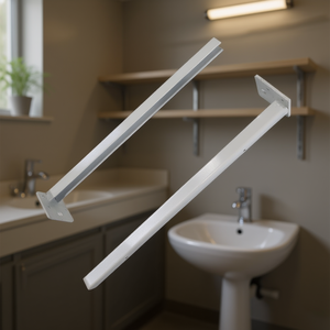 Set di 2 staffe per scaffali in metallo Koricini da 40 cm per lavabi e lavelli in HPL - Product Image 3