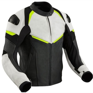 Nuevo 2025 personalizado hombres deportes seguridad transpirable Motor bicicleta chaqueta de cuero hombres montar motocicleta chaqueta - Product Image 2