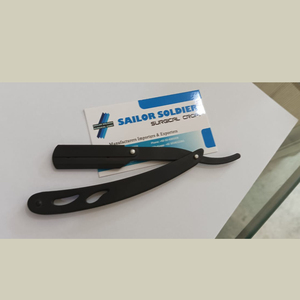 Rasoir de barbier de qualité supérieure Rasoir de rasage confortable pour un visage lisse avec un rasoir de rasage de barbier en acier inoxydable de qualité supérieure - Product Image 6