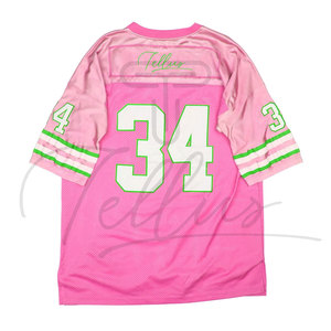 Último Diseño de Camiseta de Fútbol Americano Juvenil, Transpirable, de Manga Corta, Color Personalizado, Alta Calidad - Product Image 2