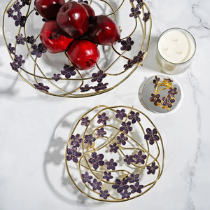 Bougie florale de luxe avec couvercle argenté élégant Bougie parfumée de qualité supérieure pour bureau à domicile et cadeau - Product Image 2