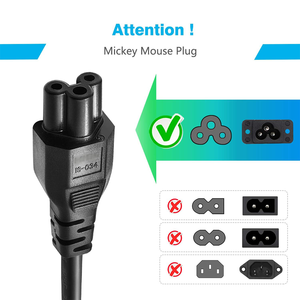 Universal 3 Prong AC <strong>Power</strong> <strong>Cable</strong> 125V <strong>for</strong> <strong>LG</strong> <strong>TV</strong> Laptop Notebook - Product Image 2
