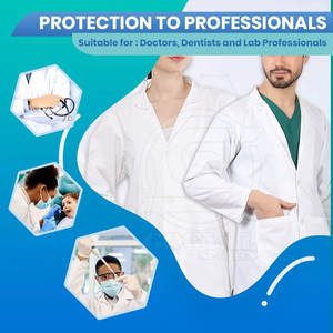 Bata de Laboratorio Ligera, de Alta Calidad, Transpirable, Bata de Laboratorio de Primera Calidad - Product Image 5