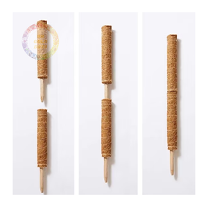 Poteaux totémiques en fibre de coco de haute qualité-Support d'escalade naturel pour la verdure intérieure et les jardins - Product Image 4