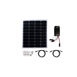 Kit solaire polycristallin hors réseau Go Power 80W avec contrôleur PWM - Product Image 2