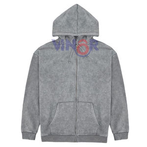 Survêtements personnalisés en molleton délavé à l'acide pour hommes, confortables, respirants, survêtement délavé à l'acide pour hommes, séchage rapide, survêtement pour hommes, logo personnalisé OEM - Product Image 2