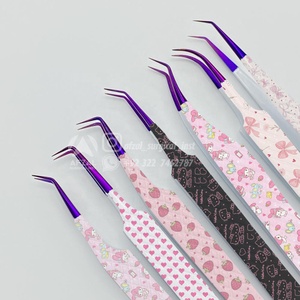 Pinzas de gatito de amor, pinzas sostenibles de Hello Kitty, pinzas de 90 grados, logotipo de visón de acero inoxidable - Product Image 6