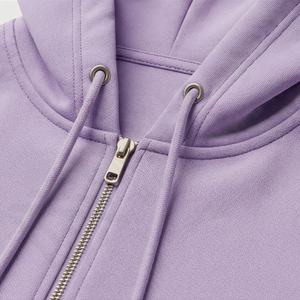 Ensemble de survêtement sportif pour femme personnalisé avec fermeture éclair, col montant, 100% coton, dernières tendances, saison hivernale, motif uni, tenue de survêtement - Product Image 4