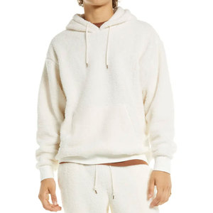 Sweat à capuche à manches longues pour hommes de haute qualité Logo personnalisé Polaire en coton et polyester Nouveau design avec motif solide pour la saison d'automne - Product Image 1