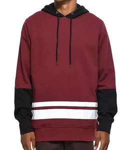 Nuevas sudaderas con capucha de lana personalizadas para hombre con diferentes tendencias de panel de diseño de contrato y sudaderas con capucha de alta calidad excepcionales para hombre - Product Image 4