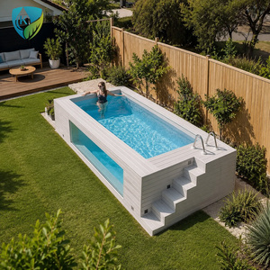 <span class=keywords><strong>Piscine</strong></span> hors sol en PRV personnalisable pour la maison, fournisseur de piscines en fibre de verre de grande taille <span class=keywords><strong>avec</strong></span> fenêtre, <span class=keywords><strong>piscine</strong></span> conteneurisée de 20 pieds <span class=keywords><strong>et</strong></span> 40 pieds pour habitation - Product Image 6