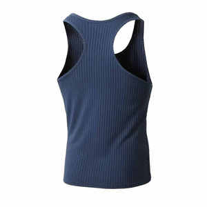 Meilleur prix, achat en gros, débardeurs décontractés pour hommes de haute qualité fabriqués en usine, en spandex/coton, style streetwear, taille rapide - Product Image 3
