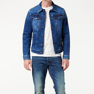 OEM Custom Design casual denim jacket streetwear wholesale fashion high quality Custom Men customized denim jacket OEM Service - Product Image 3