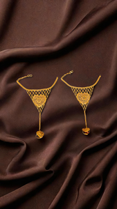 Bague Stock prête avec des bijoux de mariée traditionnels plaqués or 22 carats à vendre par les exportateurs indiens - Product Image 3