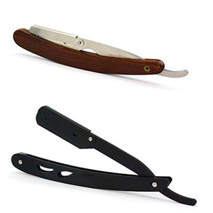 Maquinillas de afeitar desechables de acero inoxidable de una sola hoja profesional, afeitado de peluquero de borde recto para cara y cuerpo de hombres para uso en salón - Product Image 2