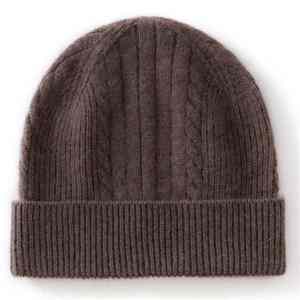 หมวกไหมพรมขนสัตว์คุณภาพดีจาก Solid International สำหรับฤดูใบไม้ร่วงและฤดูหนาว ให้ความอบอุ่น นุ่ม สวมใส่สบาย ทันสมัย ใช้งานได้หลากหลาย เหมาะสำหรับใส่ในชีวิตประจำวัน - Product Image 3