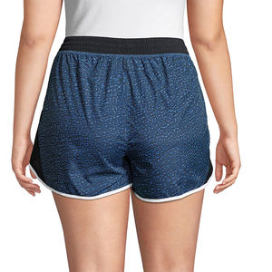 Shorts de sport pour femmes OEM 100% polyester, logo imprimé de haute qualité, respirant pour le travail, l'extérieur, la plage, technique de lavage, motif - Product Image 3
