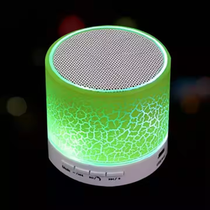 便携式迷你无线蓝牙音箱，适用于派对、收音机、音频播放器、麦克风，带 USB LED 立体声音乐盒 - Product Image 6