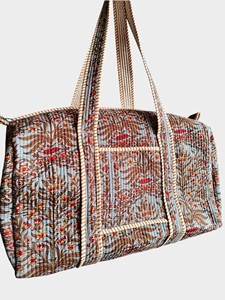 Bolsa de Viaje Grande con Diseño Floral y Asas de Cuerda - Product Image 4
