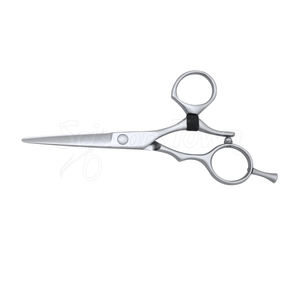 Cisailles pivotantes professionnelles avec logo gravé personnalisé et poignée antidérapante pour les barbiers - Product Image 3