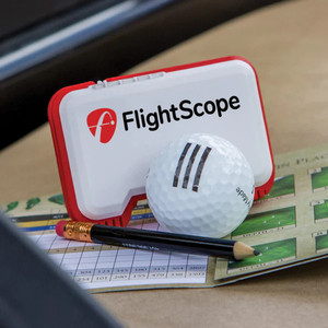 Convenient <strong>FlightScope</strong> <strong>MEVO</strong> Golf Simulator with FS Golf App Features Launch Monitor