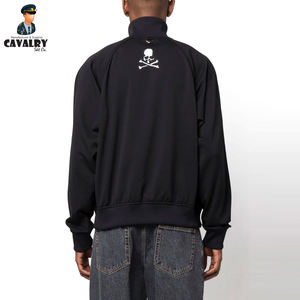 CAVALRY SKT COMPANY Chaquetas deportivas de alta calidad para hombre Cremallera completa Negra con cuello levantado Estilo agradable Material de lona Servicio OEM - Product Image 4