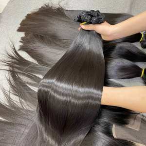 ผมตรงกระดูกผม100% จากเวียดนามผมธรรมชาติสีจากโรงงานขายส่ง - Product Image 4