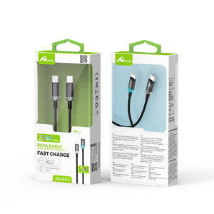 PD35W USB tipo C para Cable Lightning 1M de longitud Compatible con teléfonos móviles Android escáneres bancos de energía cámaras 100W TPE - Product Image 4