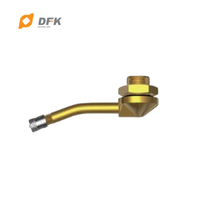 Capuchons de valve de pneu en métal DFK pour bus et camions lourds - Acier inoxydable/Laiton Certifié ISO9001 Ajustement universel