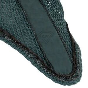 Bonnets d'oreille en tricot anti-moustiques de haute qualité pour courses de chevaux d'été, bonnet anti-mouches pour chevaux, logo personnalisé accepté - Product Image 3